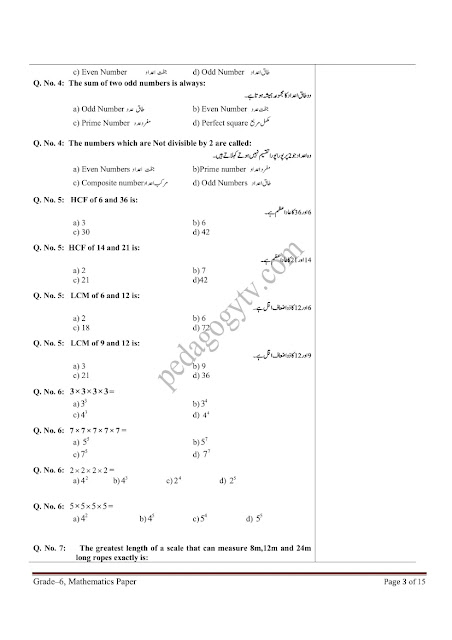 Answers Assessment,school-based-assessment-2021-grade-6-Math-key-paper,Answers Assessment Grade 6 Math Printable A4 Size,Printable A4 Size,Test Math class 6 2021,Grade 6 Math,